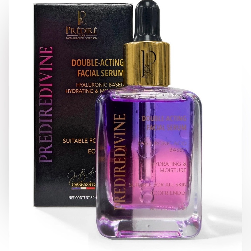 New Sealed Double-Acting Facial Serum Hyaluronic Based Hydrating & Moisture